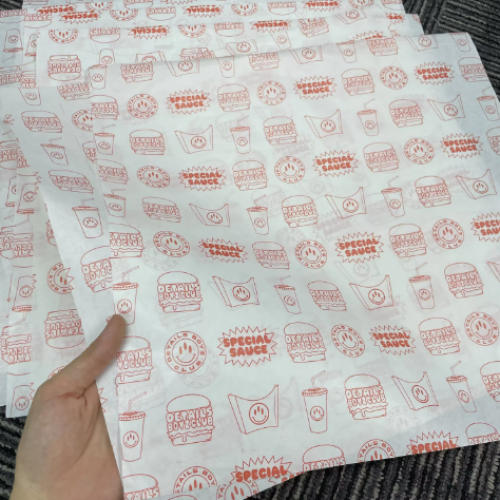 Customized Color Aluminium Printed Sandwich Wrap Paper
