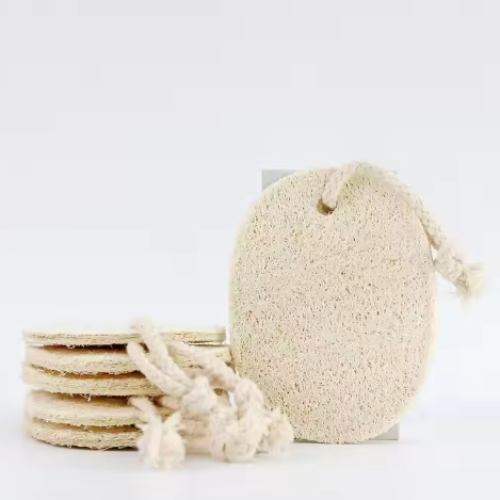 Kitchen luffa scrubbing