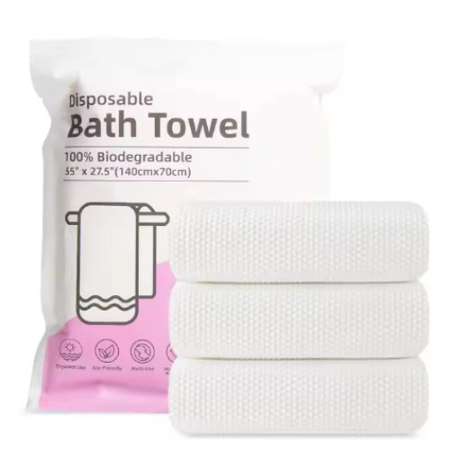 Soft disposable bath towel
