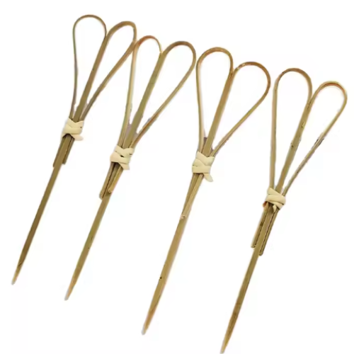 Disposable 6cm Flower Knot Skewers