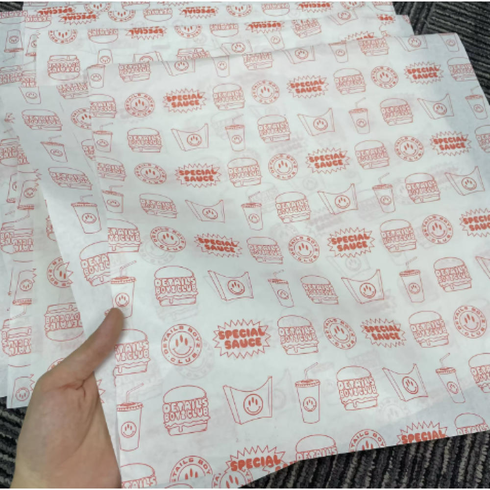 Customized Color Aluminium Printed Sandwich Wrap Paper
