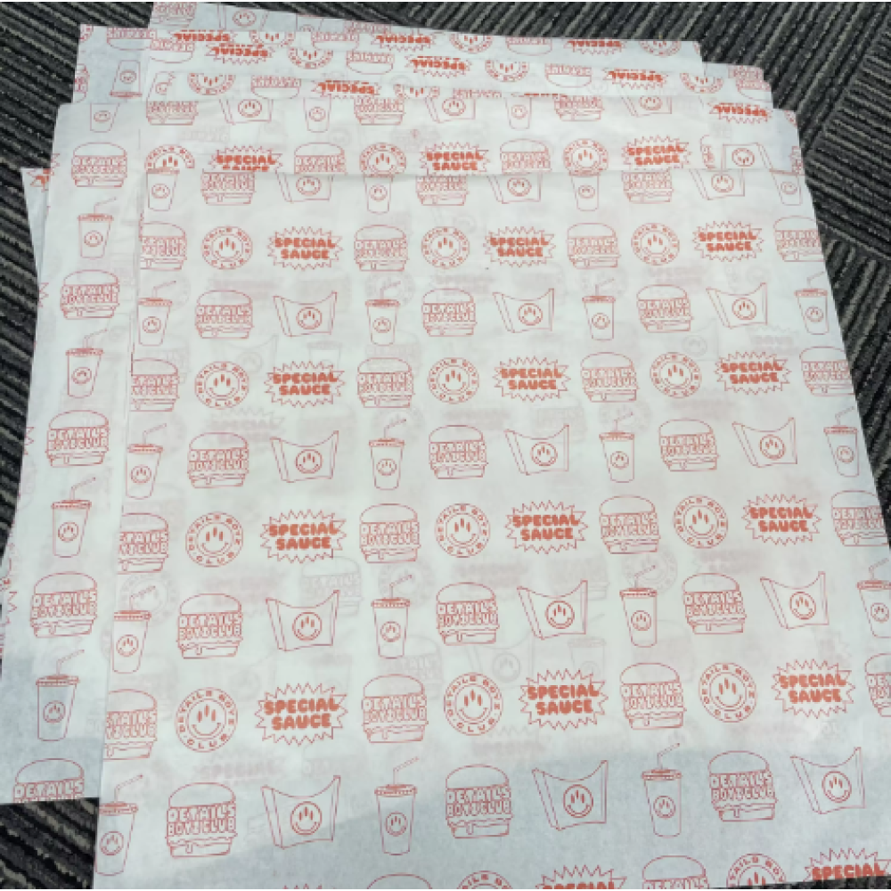 Customized Color Aluminium Printed Sandwich Wrap Paper
