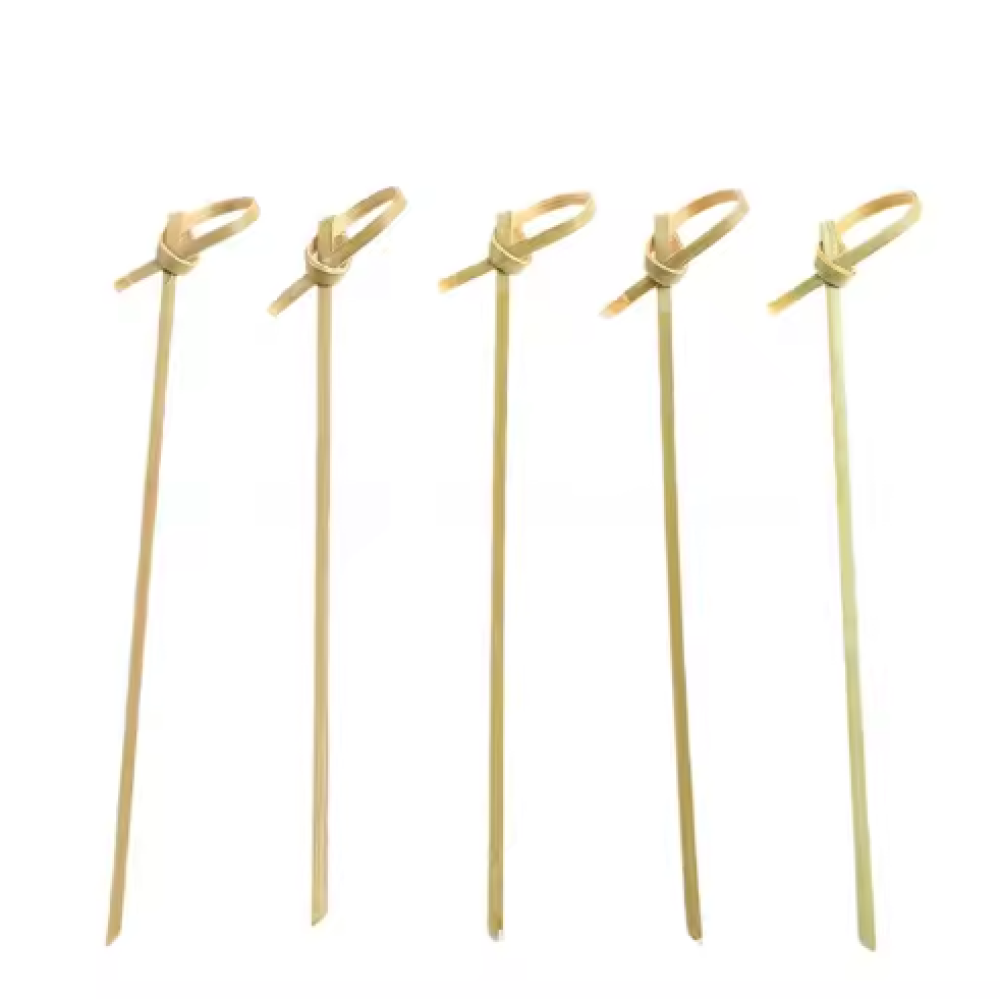 Disposable 6cm Flower Knot Skewers and Fruit Skewers